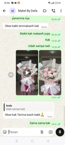 Testimonial Buket Bunga jelekong