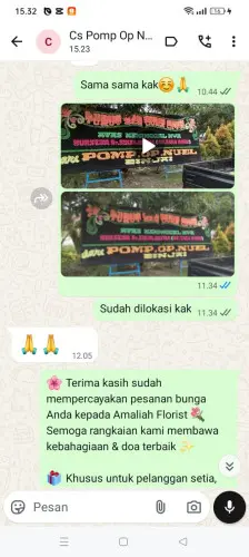 Testimonial Papan Bunga jelekong