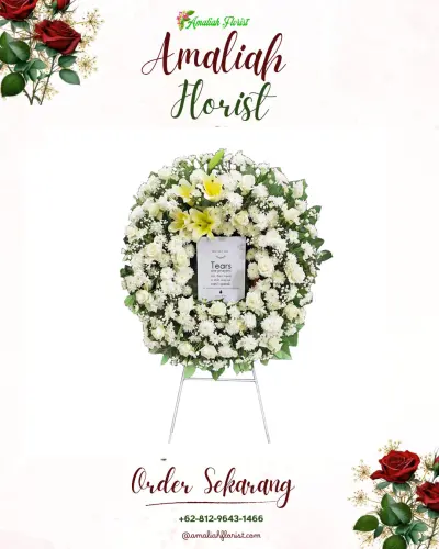 Krans Bunga Duka Cita jelekong